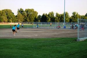 Softball fields at Pendleton Community Park