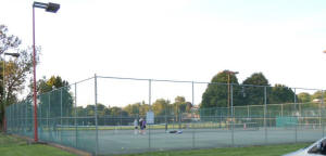 Tennis court at Pendleton Community Park